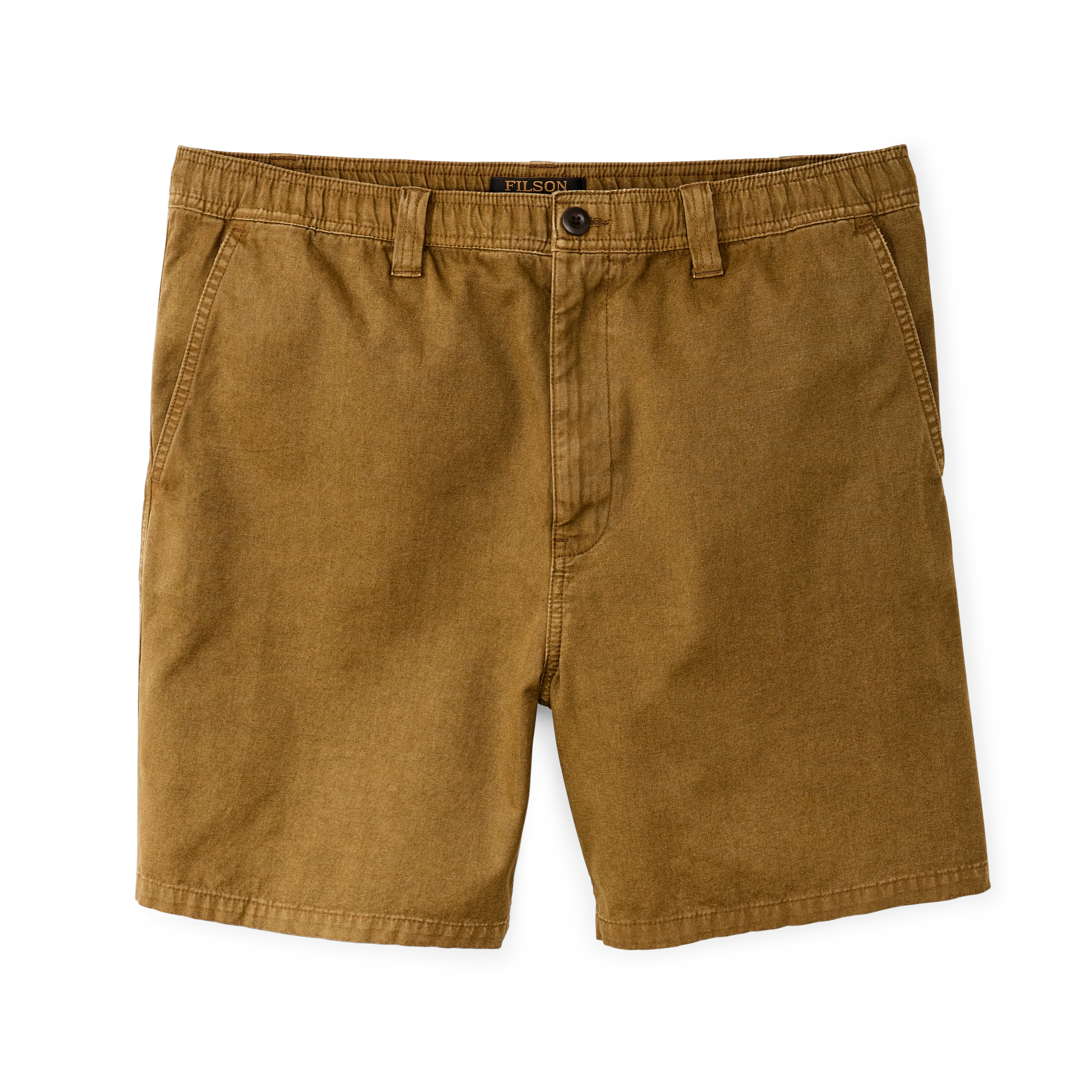 OAKVILLE CANVAS SHORTS - BRONZE BROWN