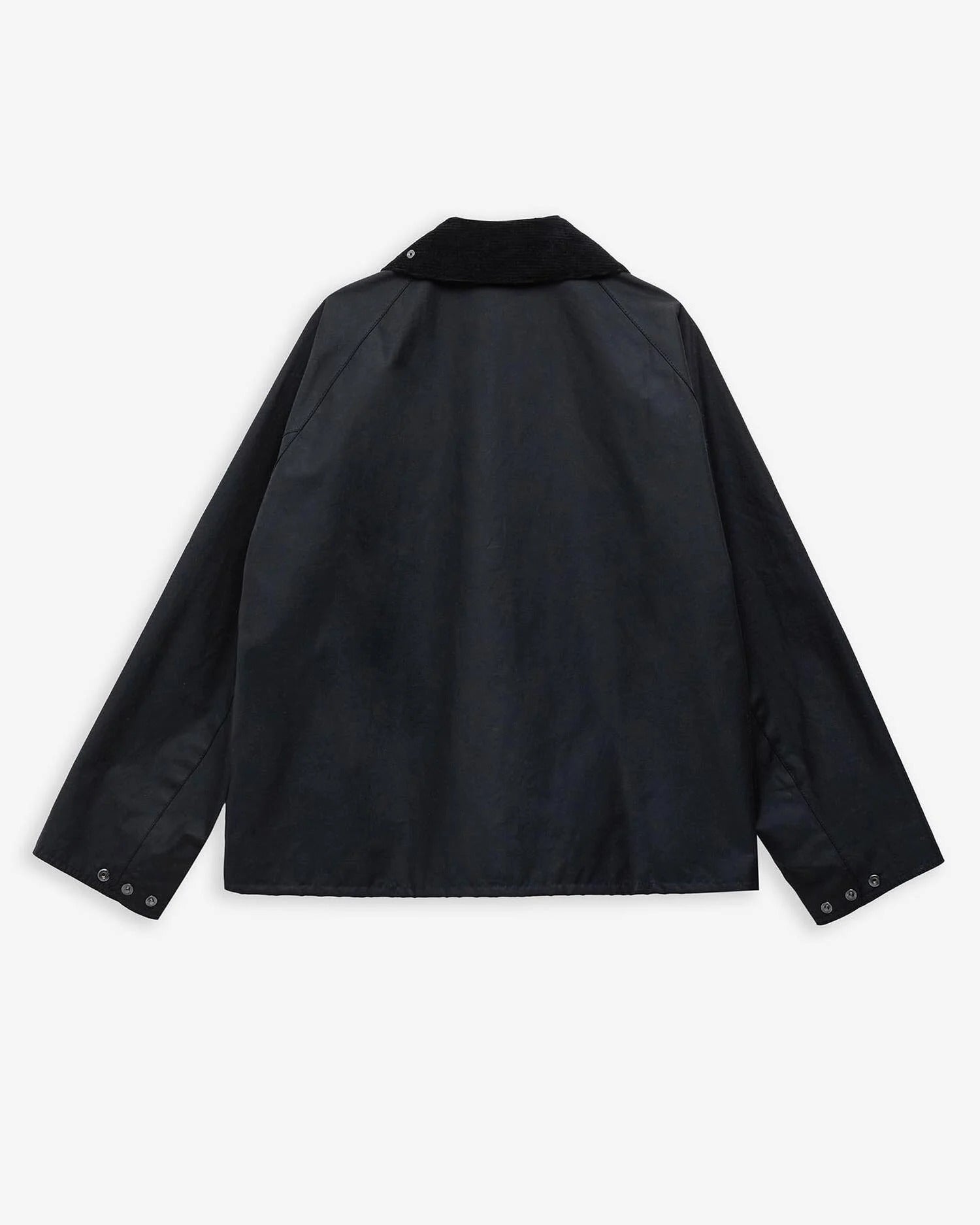 MODIFIED TRANSPORT WAX JACKET - BLACK