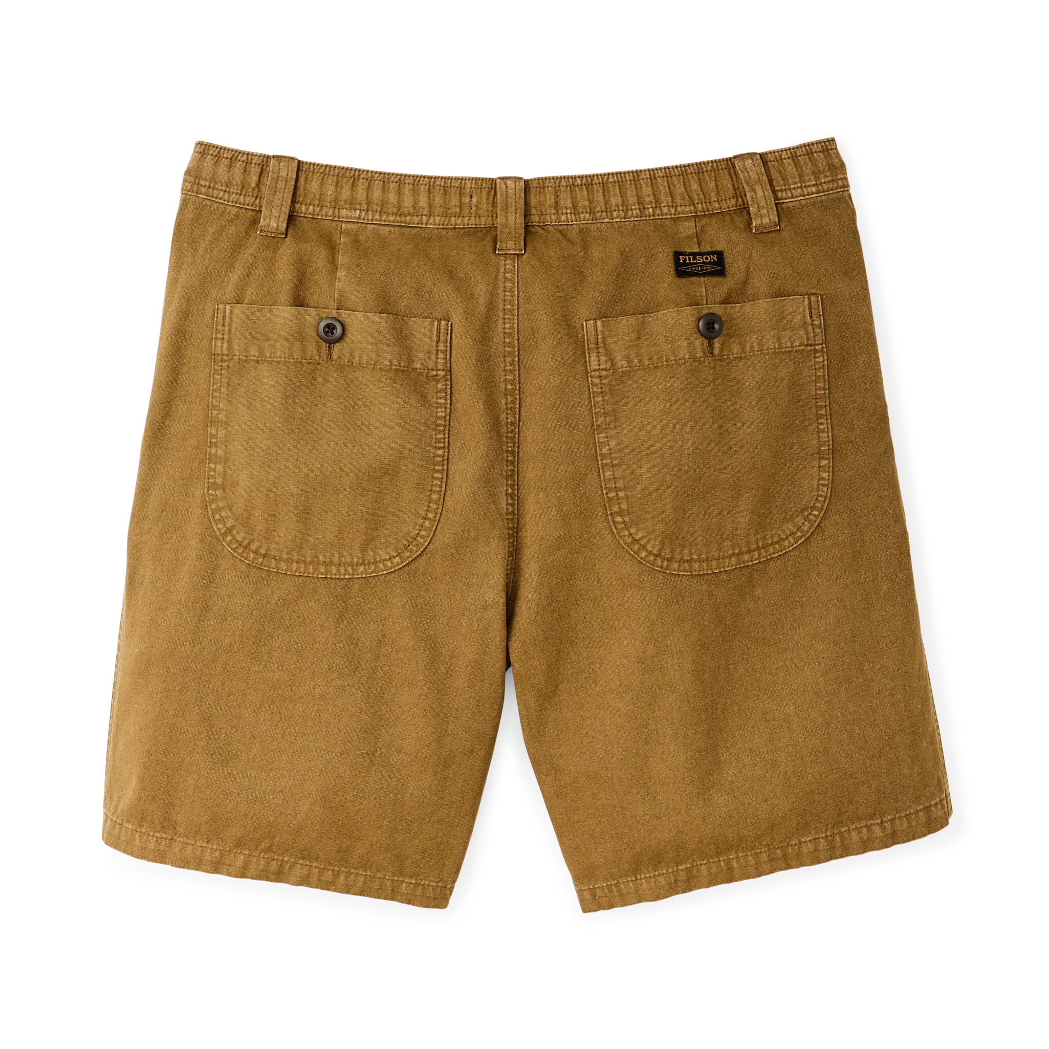 OAKVILLE CANVAS SHORTS - BRONZE BROWN