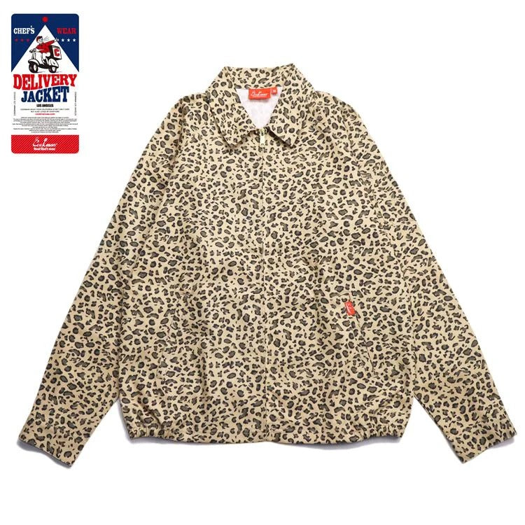 DELIVERY JACKET - Leopard BEIGE