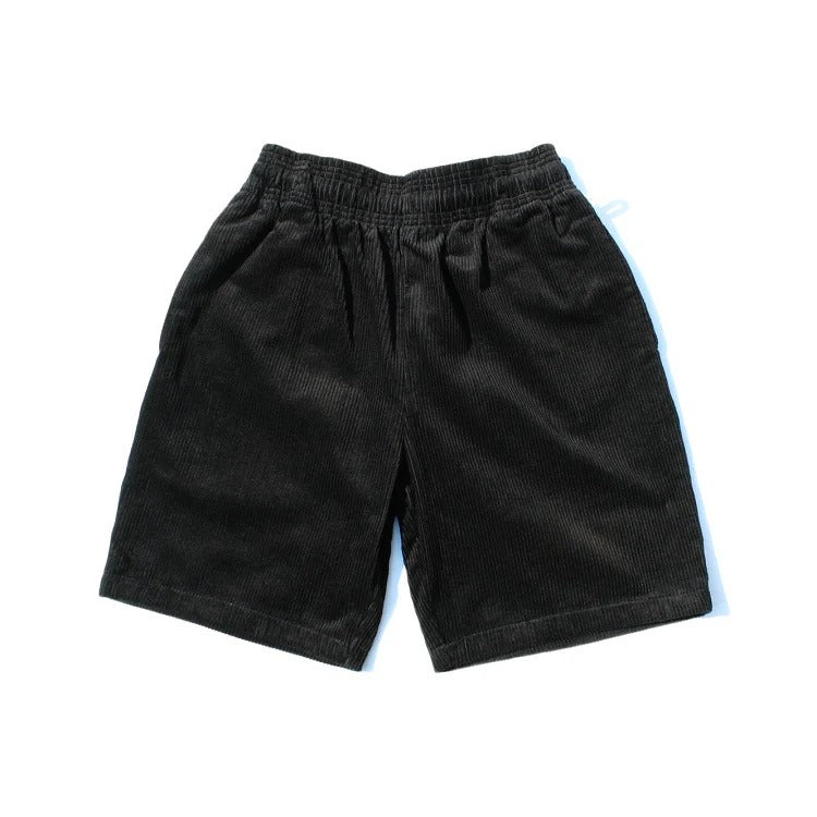 CHEF SHORT PANTS CORDUROY - BLACK