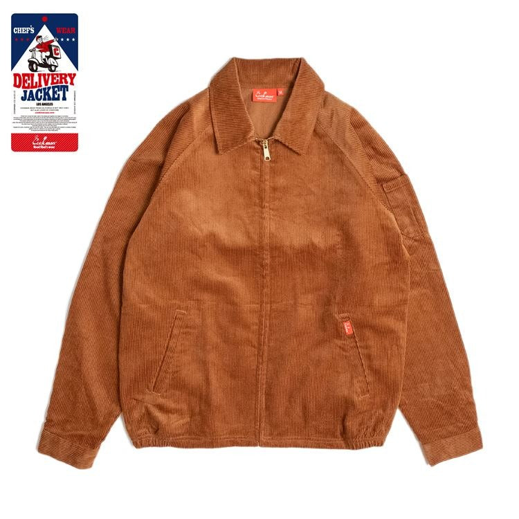 DELIVERY JACKET CORDUROY - BROWN