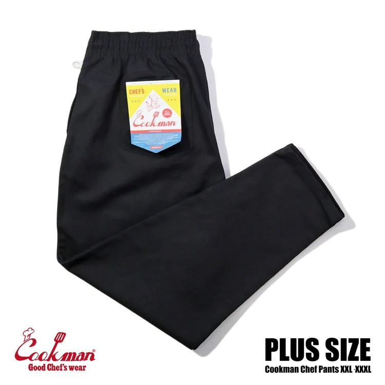 CHEF PANTS DUCK CANVAS - BLACK