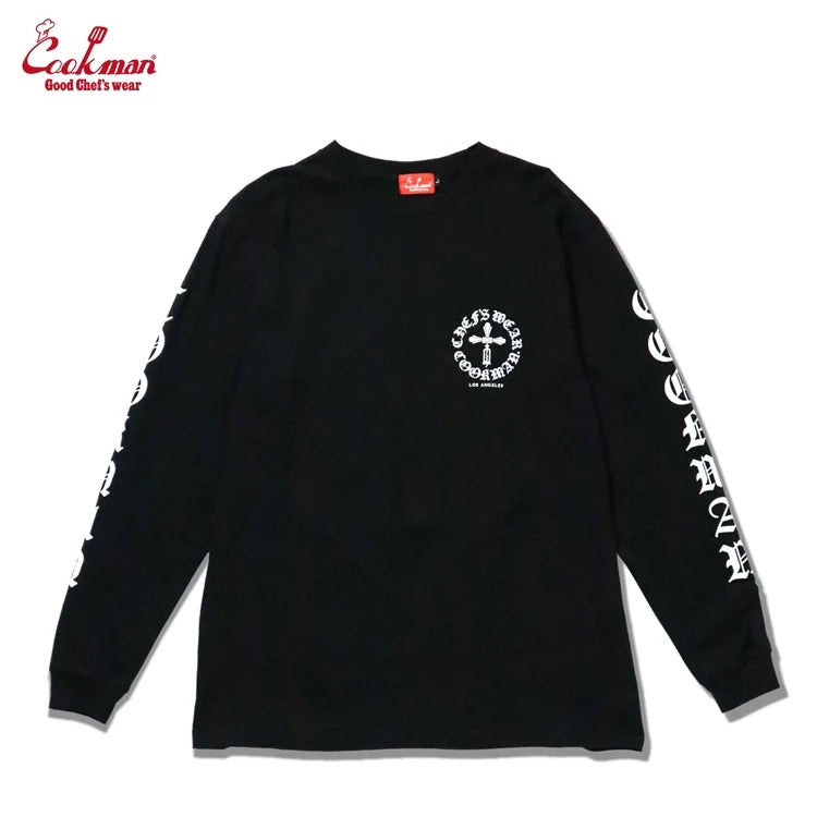 LONG SLEEVE TEES WINE OPENER - BLACK