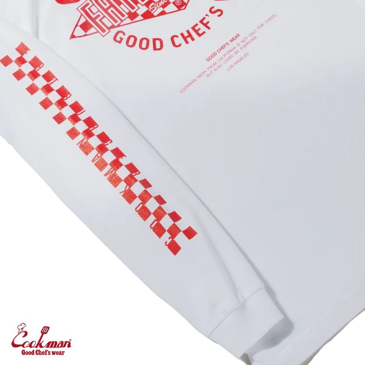LONG SLEEVE TEES FAT CHECKER - WHITE