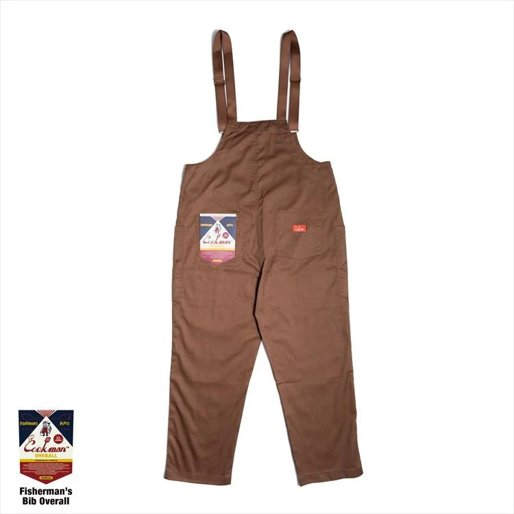 FISHERMAN'S BIB OVERALL - CHOCOLATE