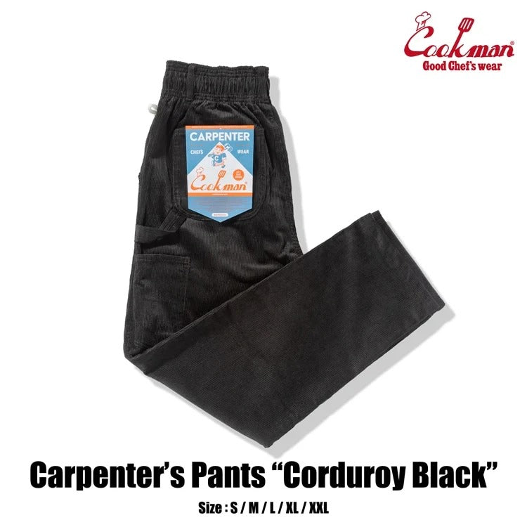 CARPENTER'S PANTS CORDUROY - BLACK