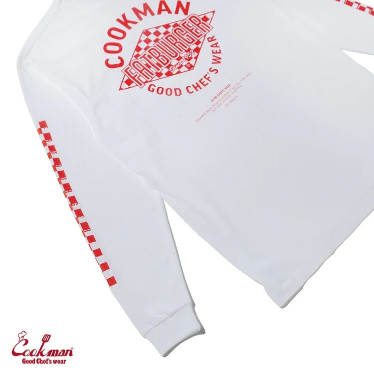 LONG SLEEVE TEES FAT CHECKER - WHITE