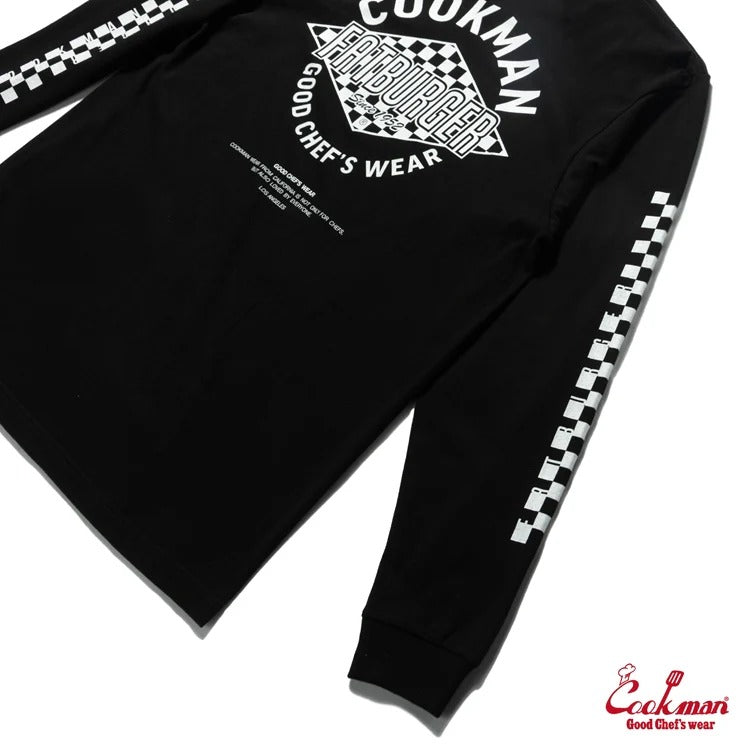 LONG SLEEVE TEES FAT CHECKER - BLACK