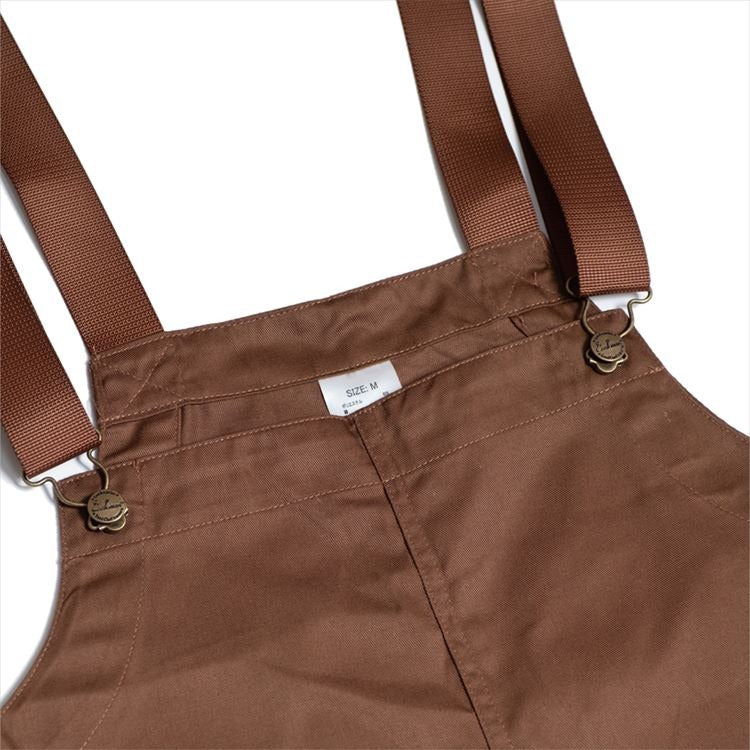 FISHERMAN'S BIB OVERALL - CHOCOLATE