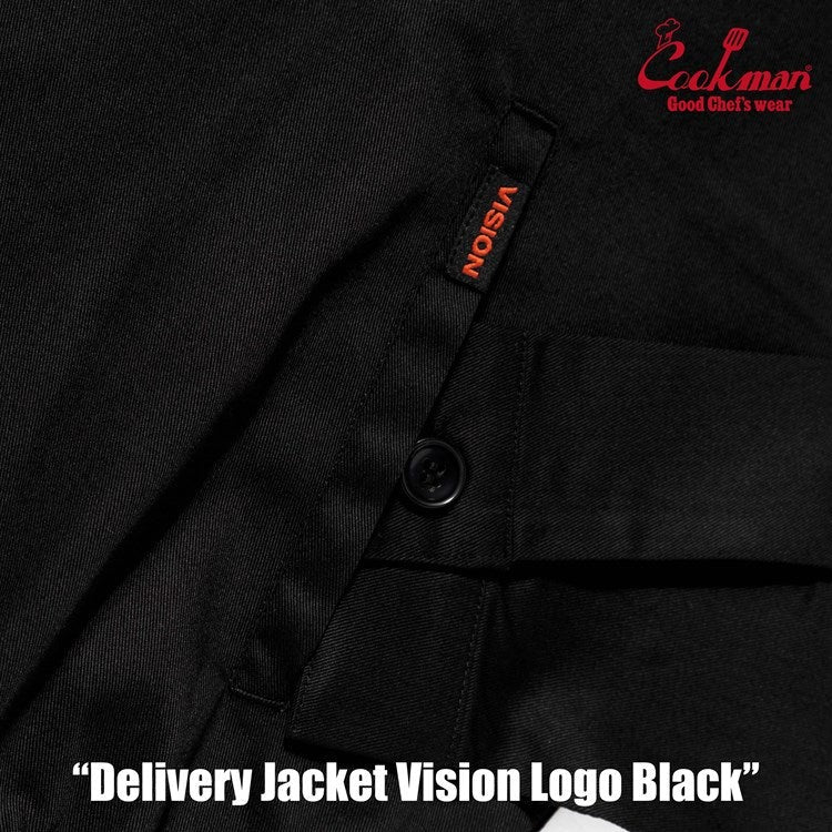 DELIVERY JACKET VISION LOGO - BLACK