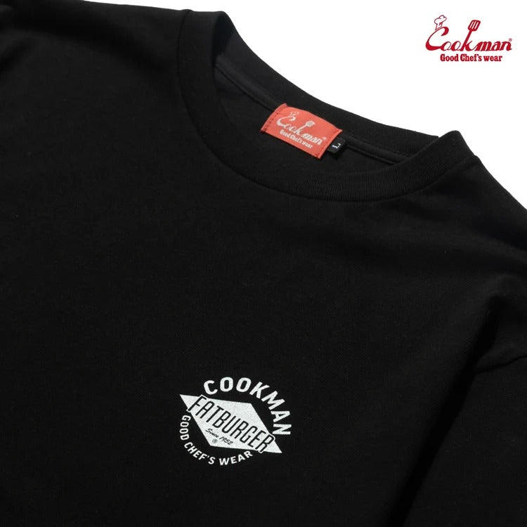 LONG SLEEVE TEES FAT CHECKER - BLACK