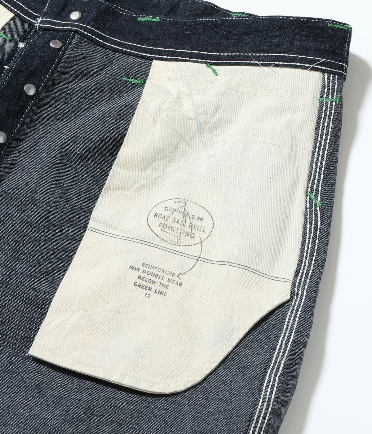 SC42495 11oz. BLUE DENIM WORK PANTS - INDIGO
