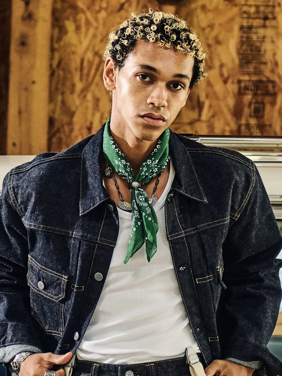 FN-GB-101 GOODS - BANDANA - GREEN