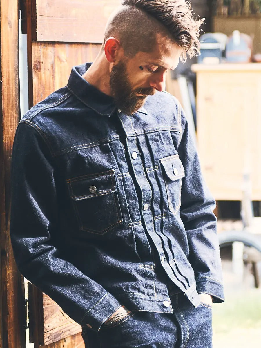 FN-OJ-D002 JACKET - DENIM 50's - INDIGO