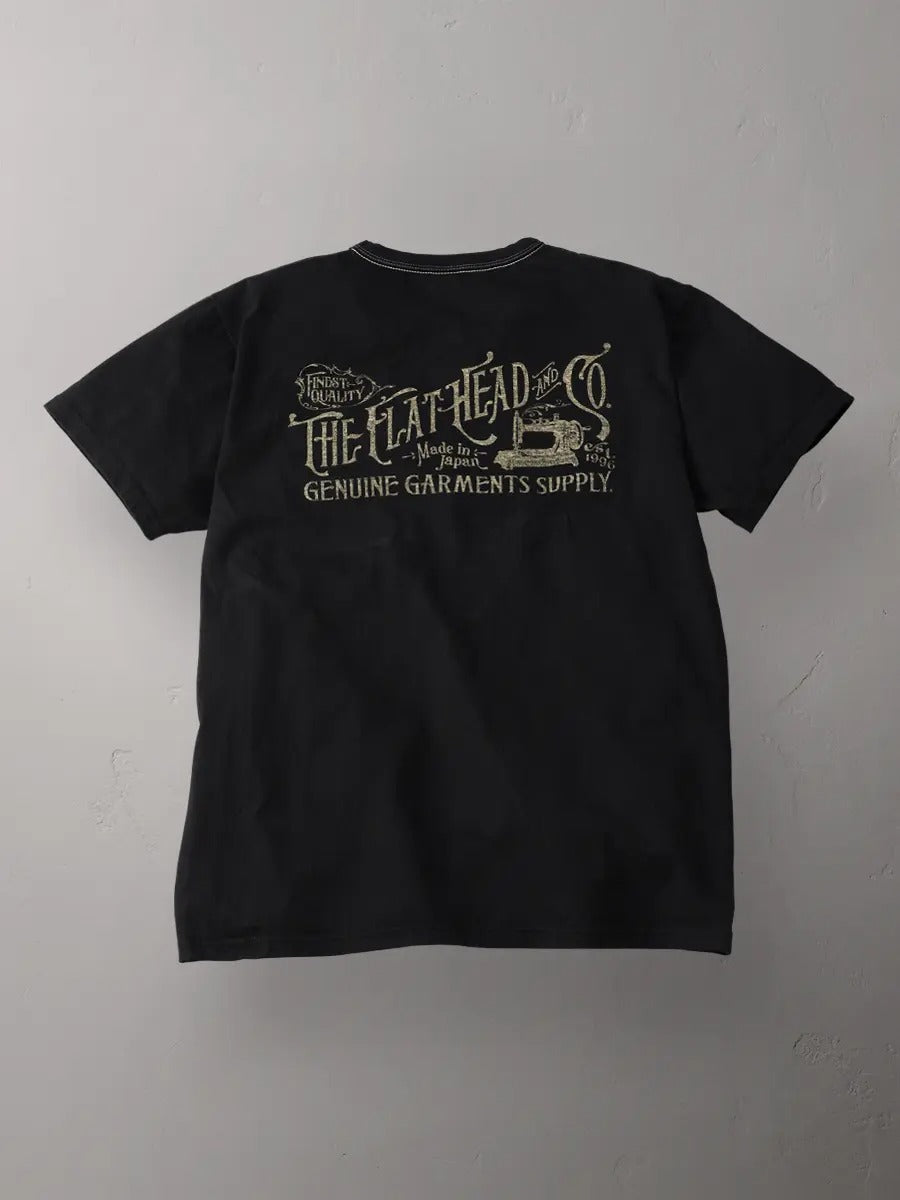 FN-THC-052 T-SHIRT - GENUINE GARMENTS - BLACK