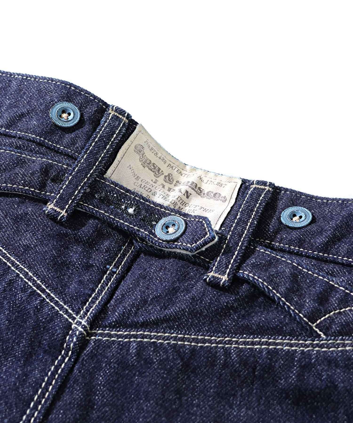 GS2449930 N/KEELMAN PANTS(O/WASH) - INDIGO