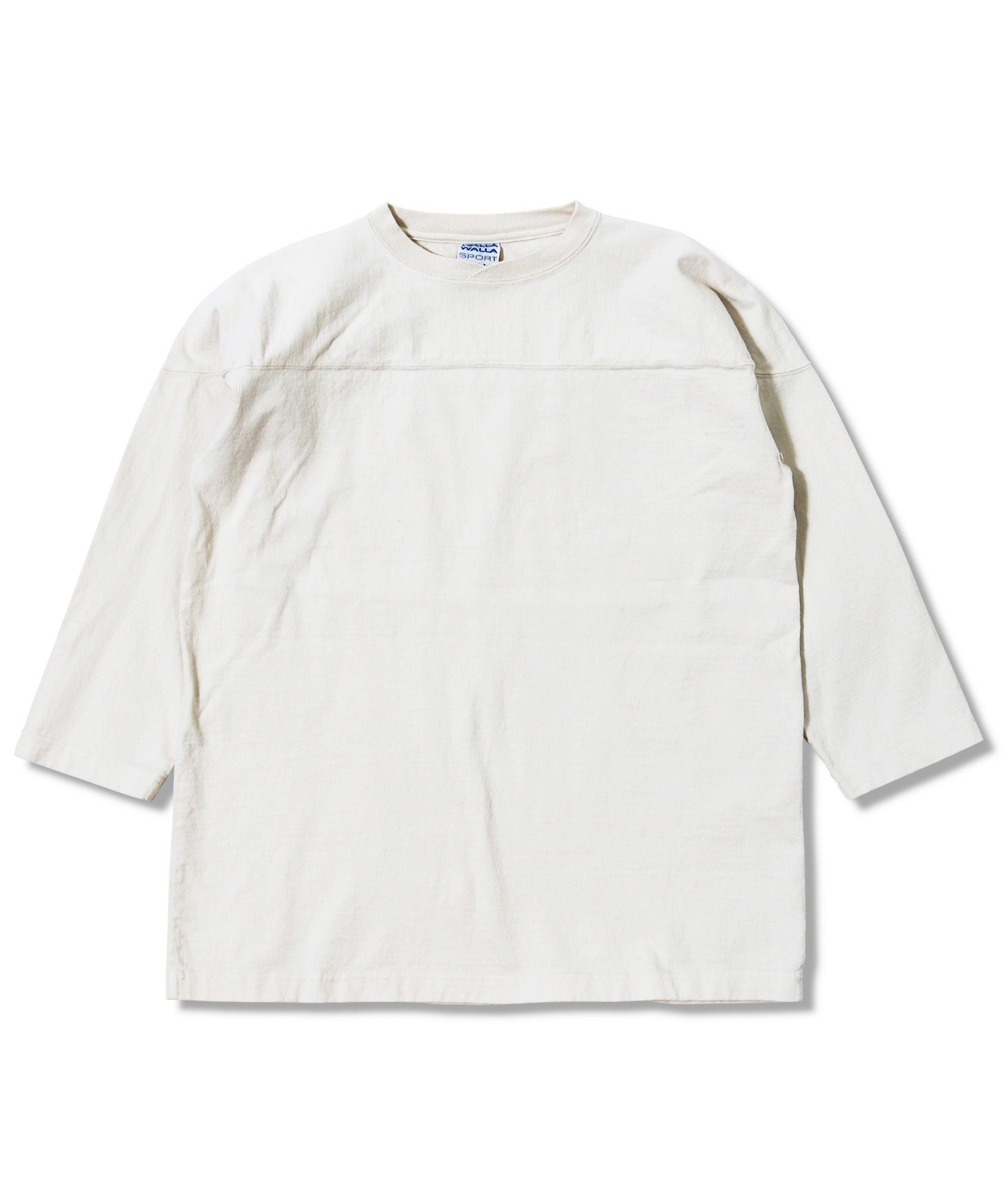 9oZ 3/4 FOOTBALL TEE - IVORY
