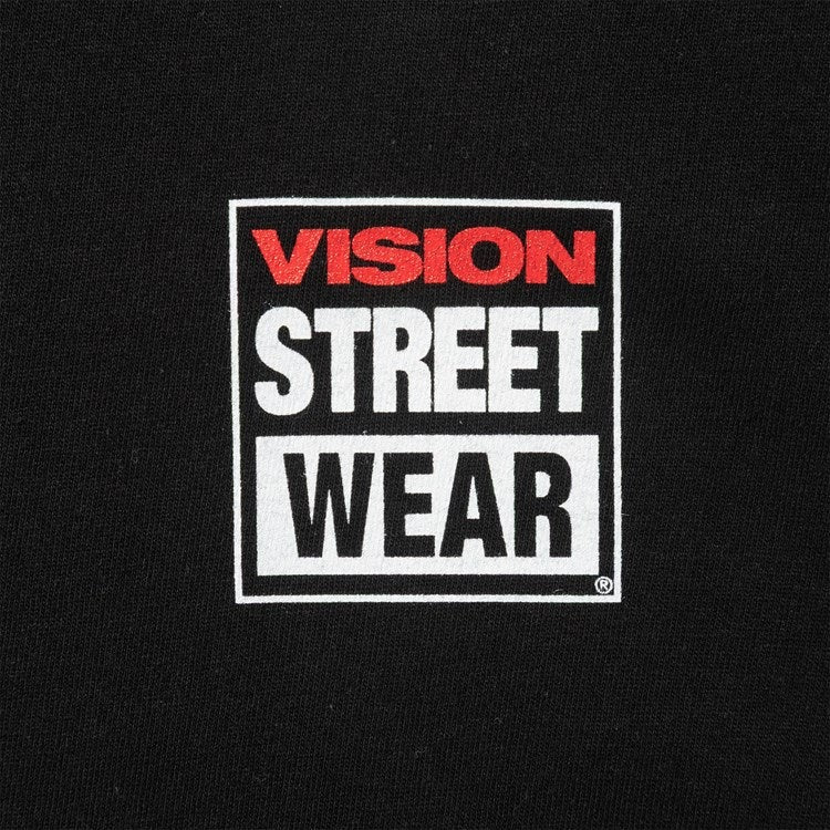 LONG SLEEVE TEES VISION LOGO - BLACK