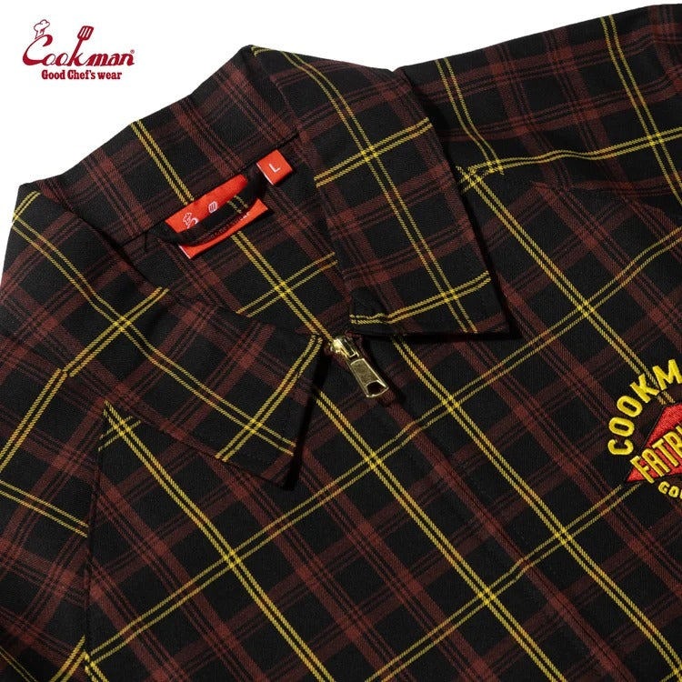 DELIVERY JACKET FAT Tartan Check - RED