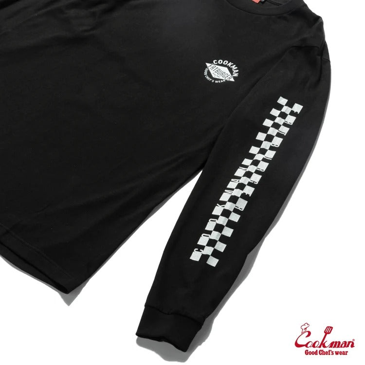 LONG SLEEVE TEES FAT CHECKER - BLACK