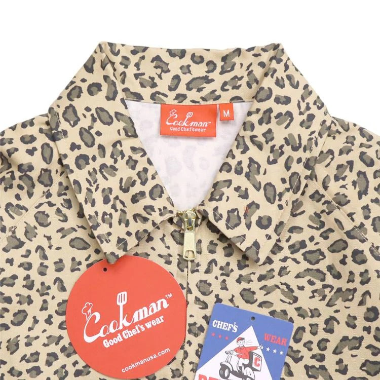 DELIVERY JACKET - Leopard BEIGE