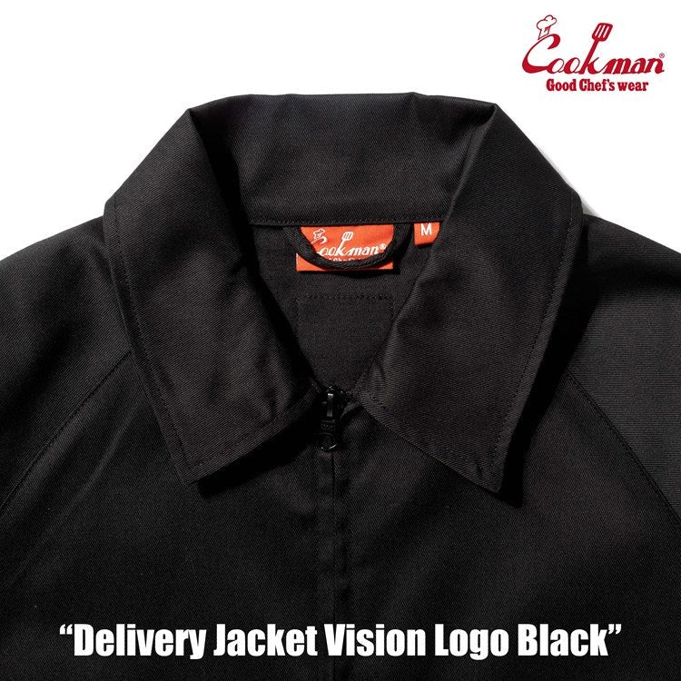 DELIVERY JACKET VISION LOGO - BLACK