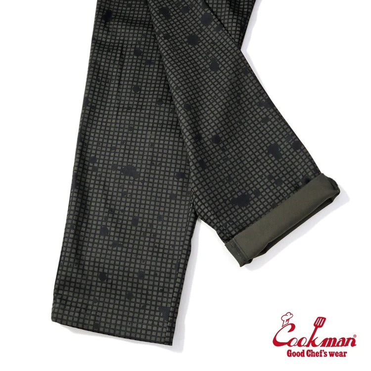 CHEF PANTS SAUCE SPLASH CAMO - BLACK