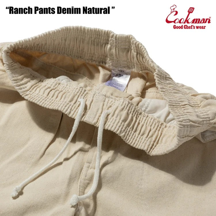 RANCH PANTS DENIM - Natural