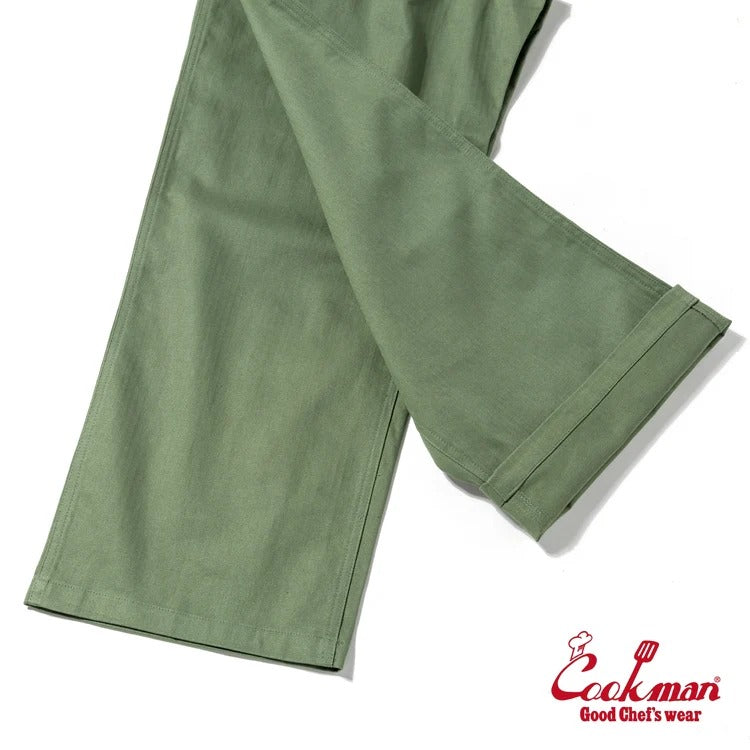 MONKEY PANTS HERRINGBONE - OLIVE