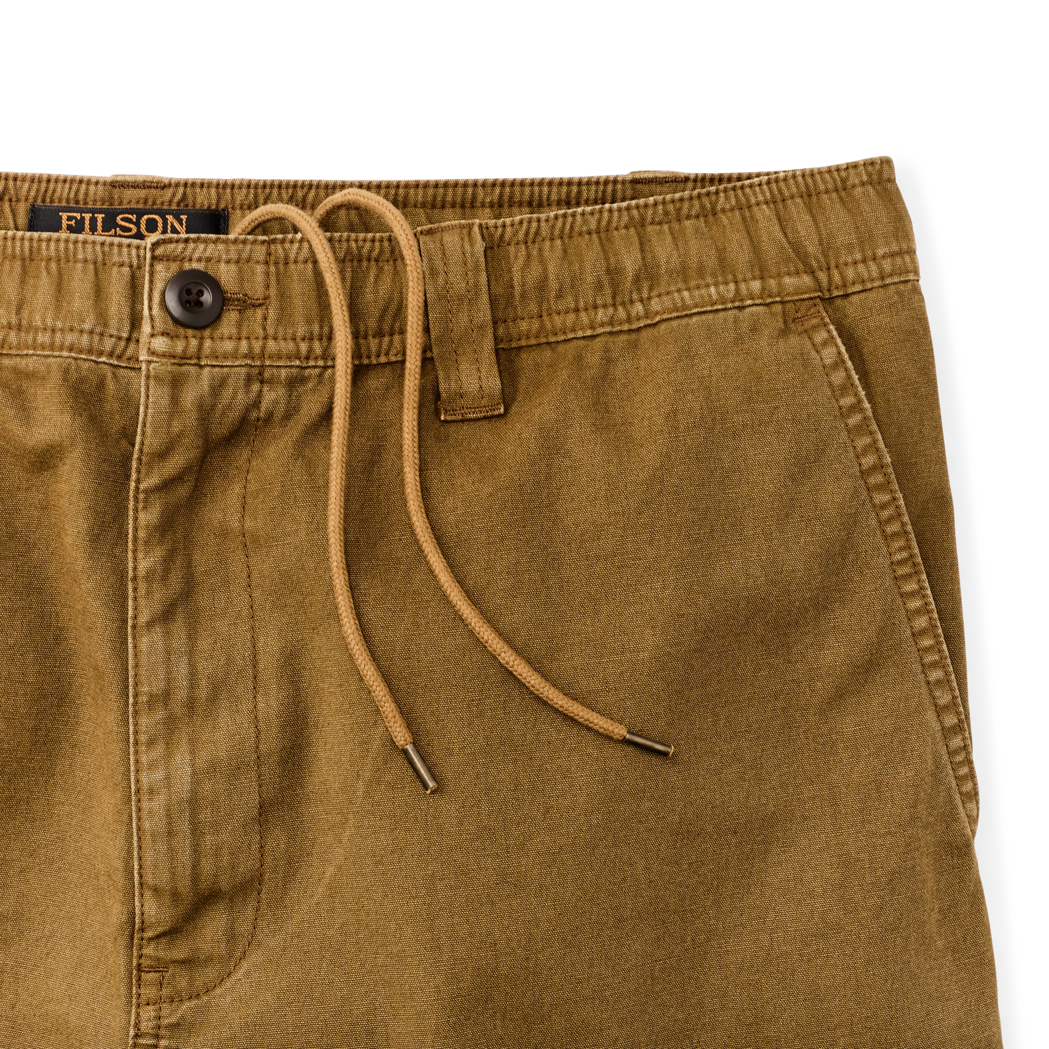 OAKVILLE CANVAS SHORTS - BRONZE BROWN