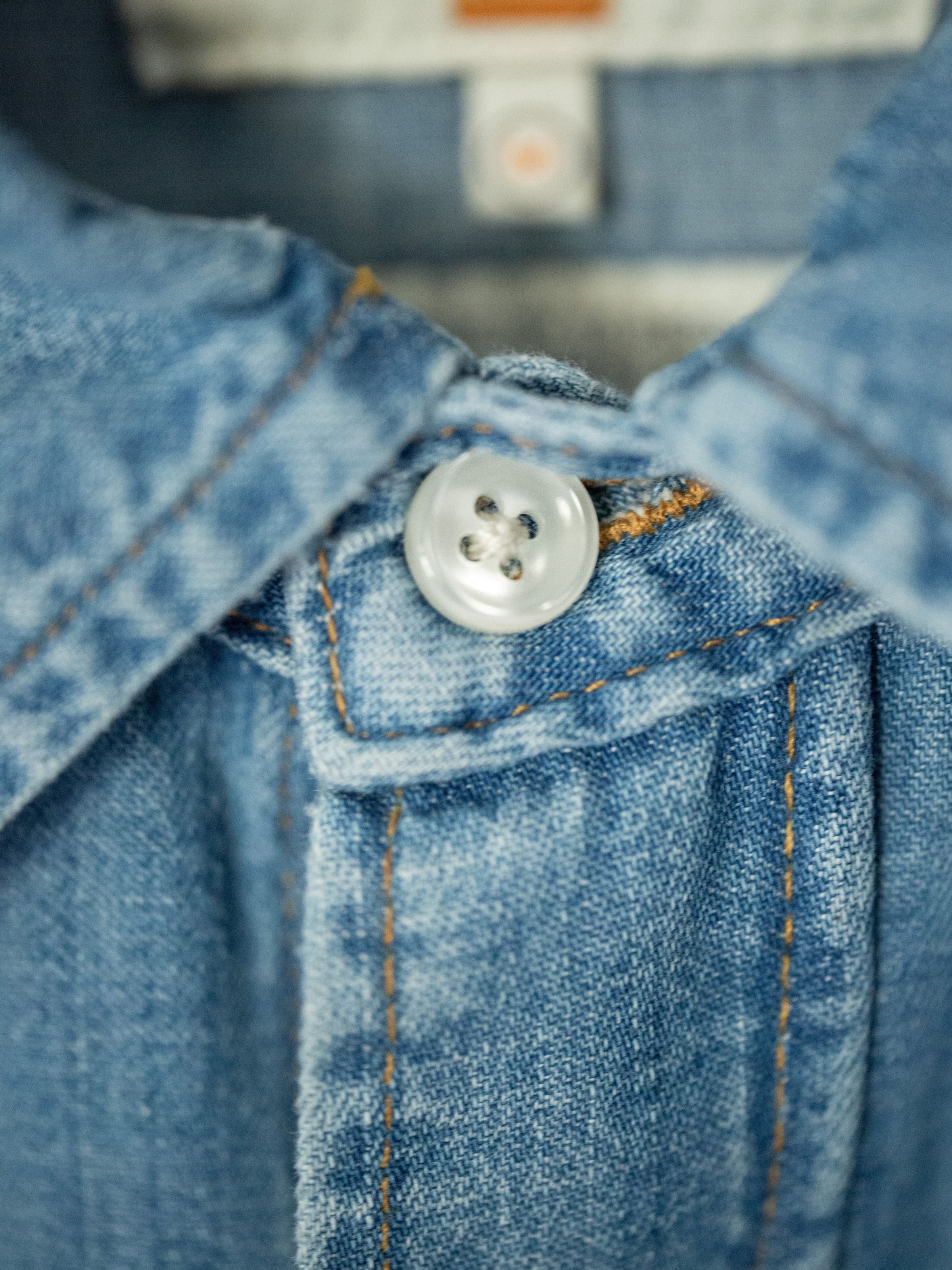 Gunnar Light Used Denim Shirt - Light Blue