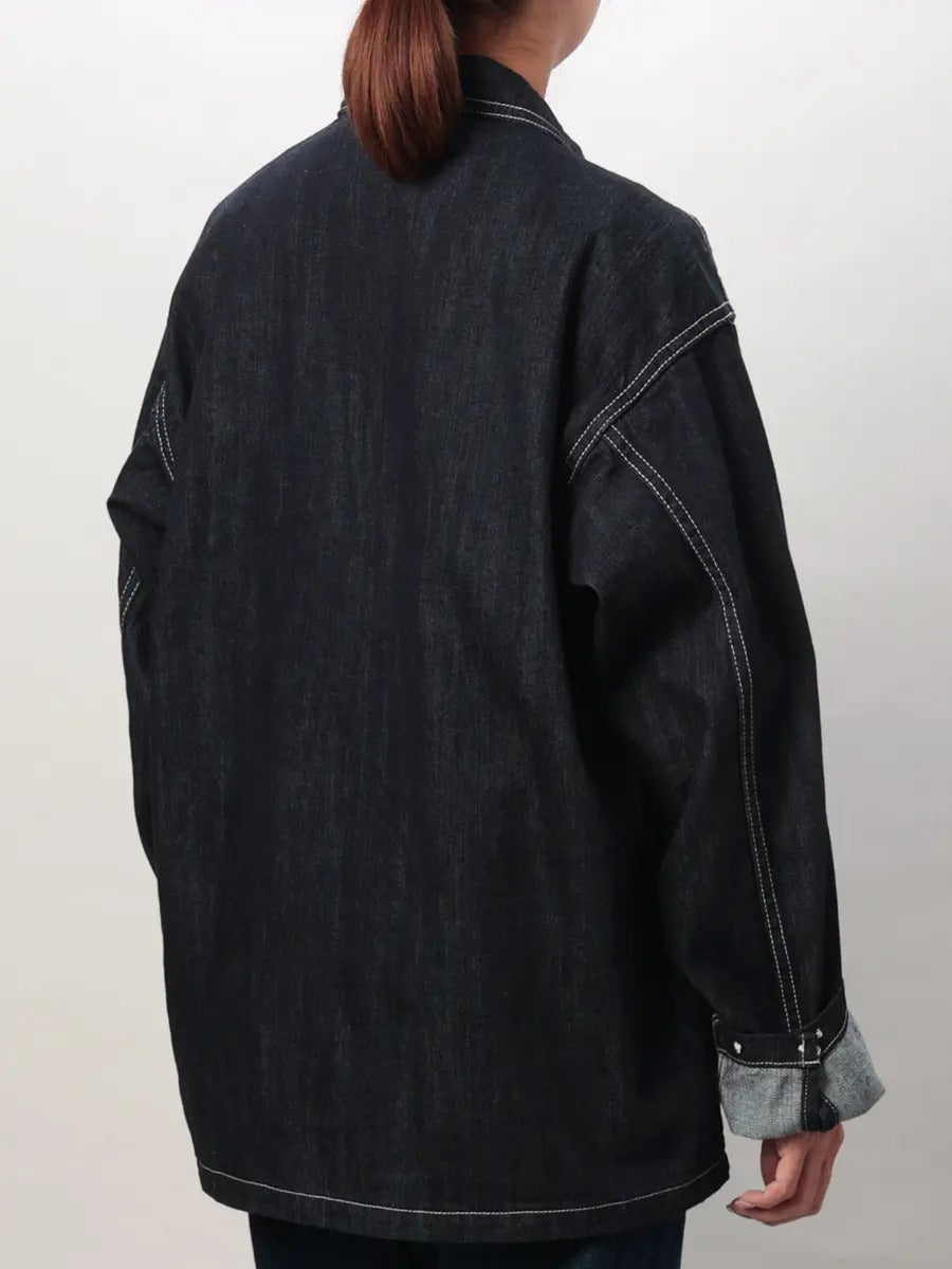 FN-SDP-002L SHIRT - 10oz DENIM PULLOVER - INDIGO