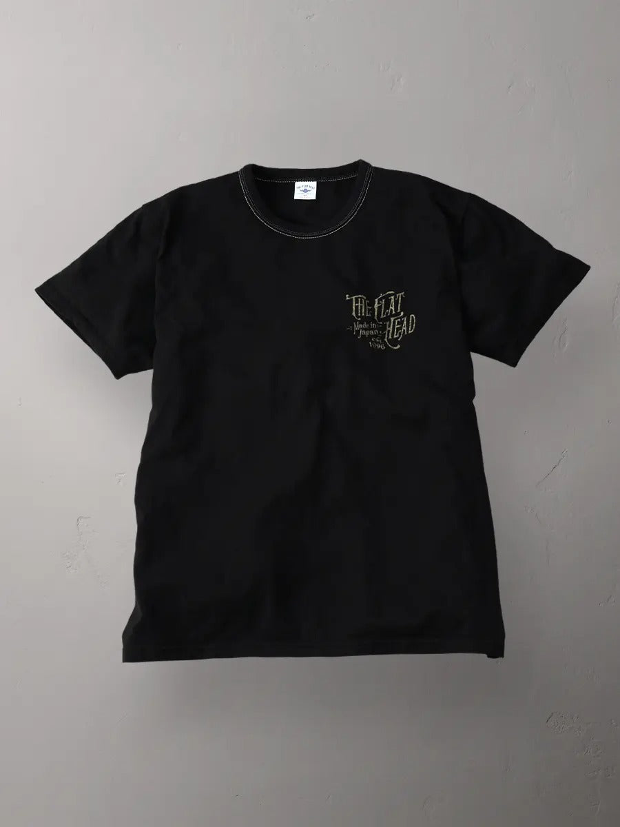 FN-THC-052 T-SHIRT - GENUINE GARMENTS - BLACK