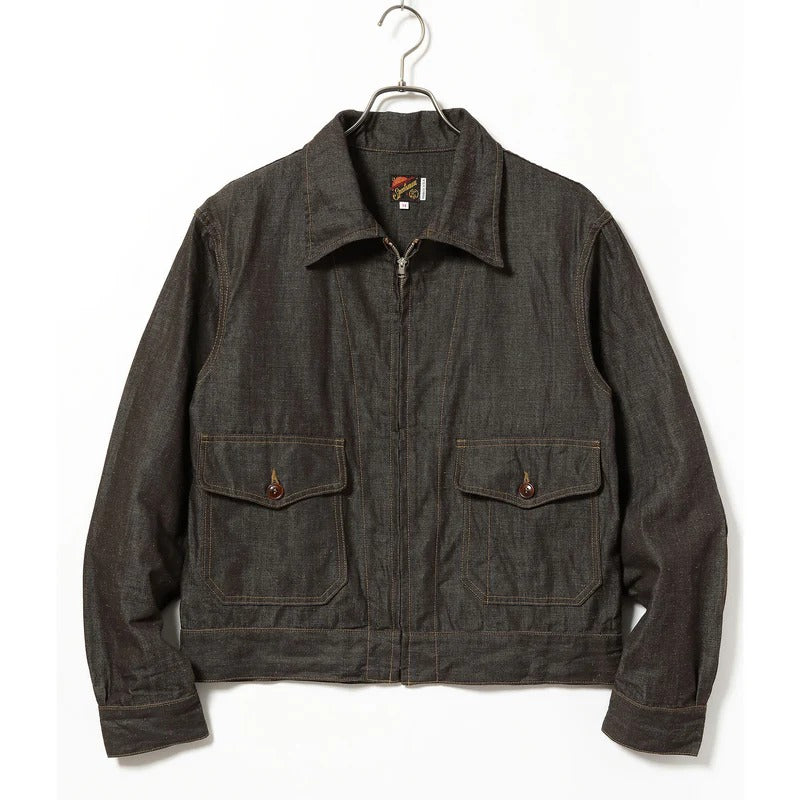 “WILDCAT” ZIP JACKET - INDIGO