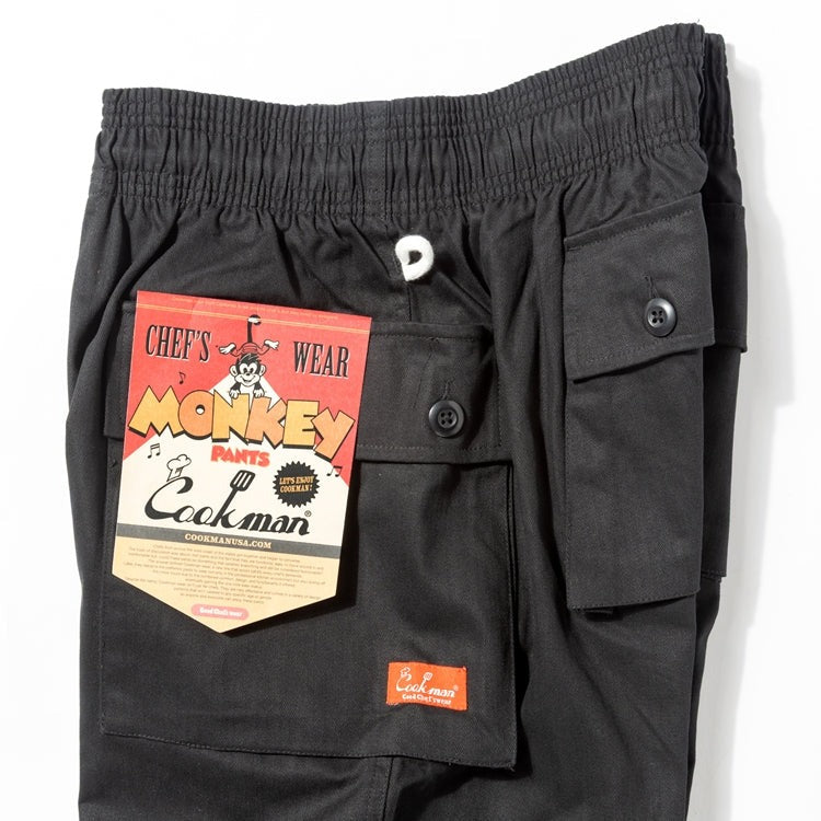 MONKEY PANTS HERRINGBONE - BLACK