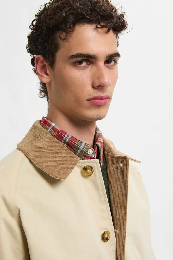 DRY WAX DECK JACKET - ANTIQUE WHITE