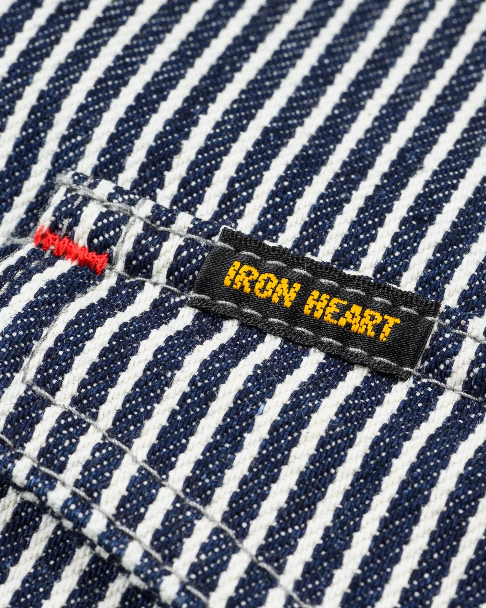 IHSH-07 12oz Hickory Stripe Western Shirt - INDIGO