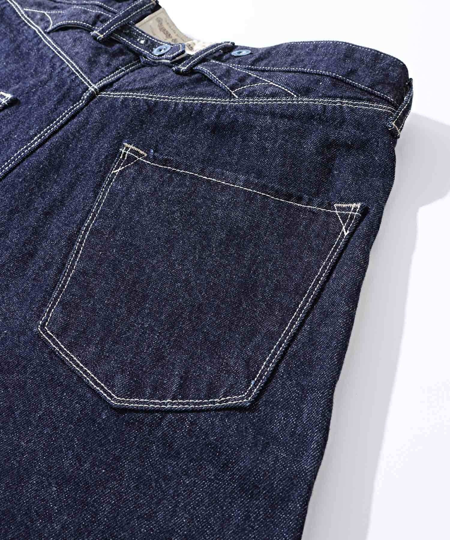 GS2449930 N/KEELMAN PANTS(O/WASH) - INDIGO