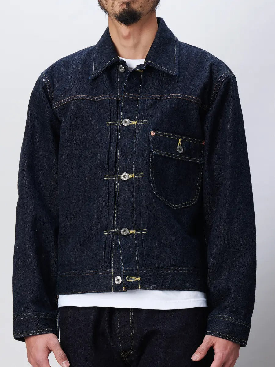FN-OJ-D101 14.5ozDENIM JACKET - 40's - INDIGO