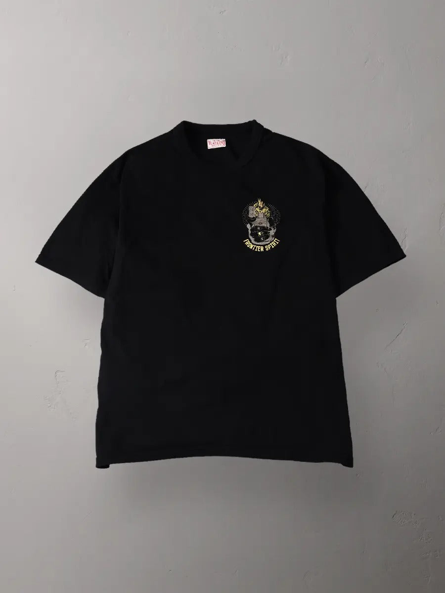 FN-TSW-005 WIDE BODY T-SHIRT - FRONTIER SPIRIT - BLACK