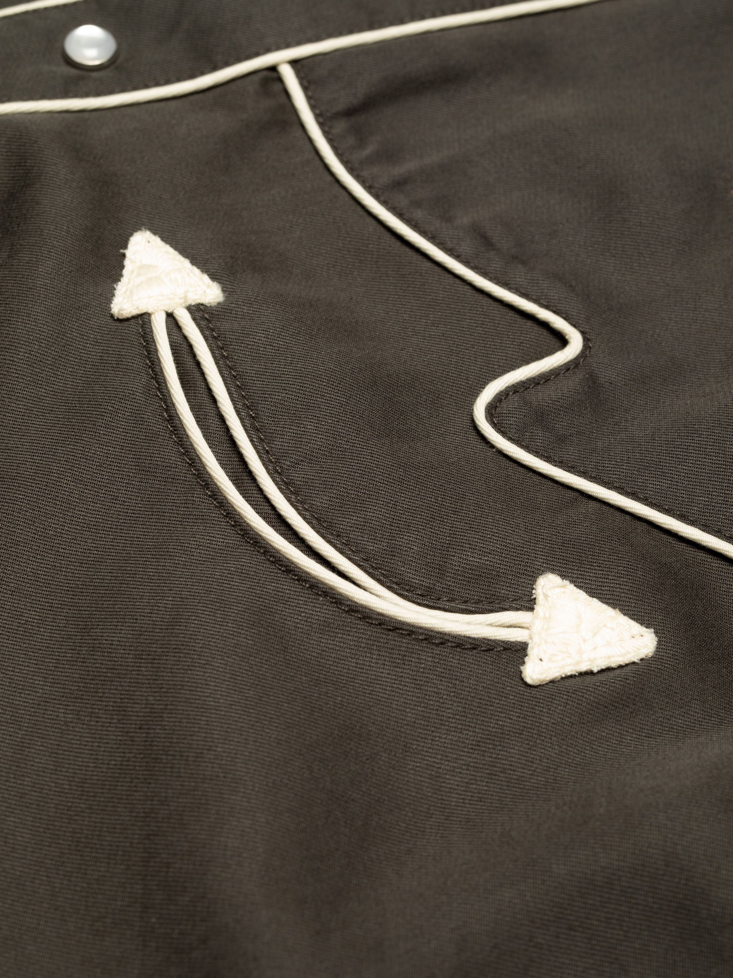 Gonzo Western Shirt Sunburns - Black/Brown