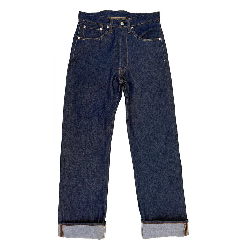 CALIFORNIAN LOT.44WL "WIDE LOOM" PLAIN BACK - INDIGO