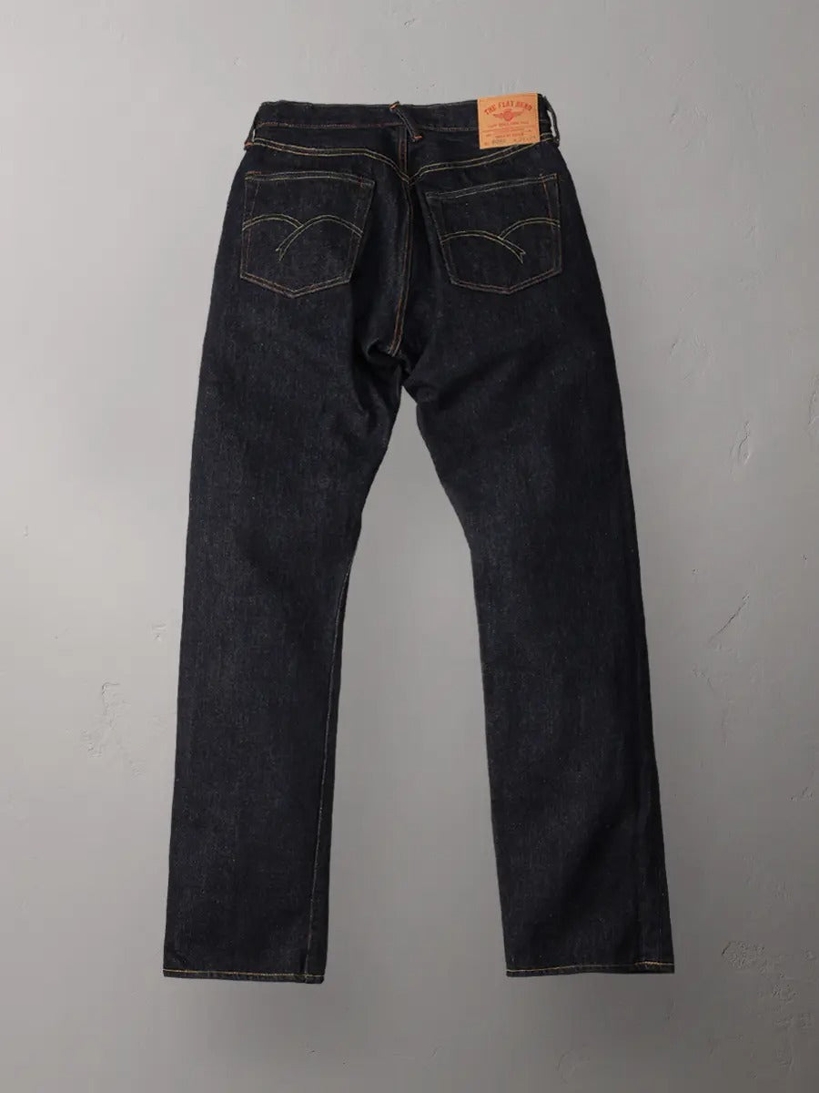FN-8004 18oz DENIM TROUSERS - WIDE TAPERED - INDIGO
