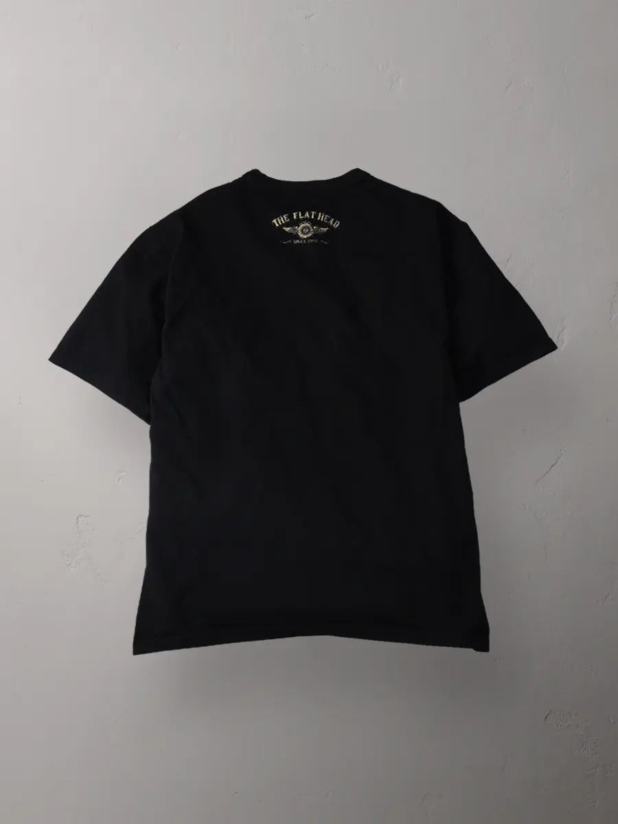 FN-TSW-005 WIDE BODY T-SHIRT - FRONTIER SPIRIT - BLACK