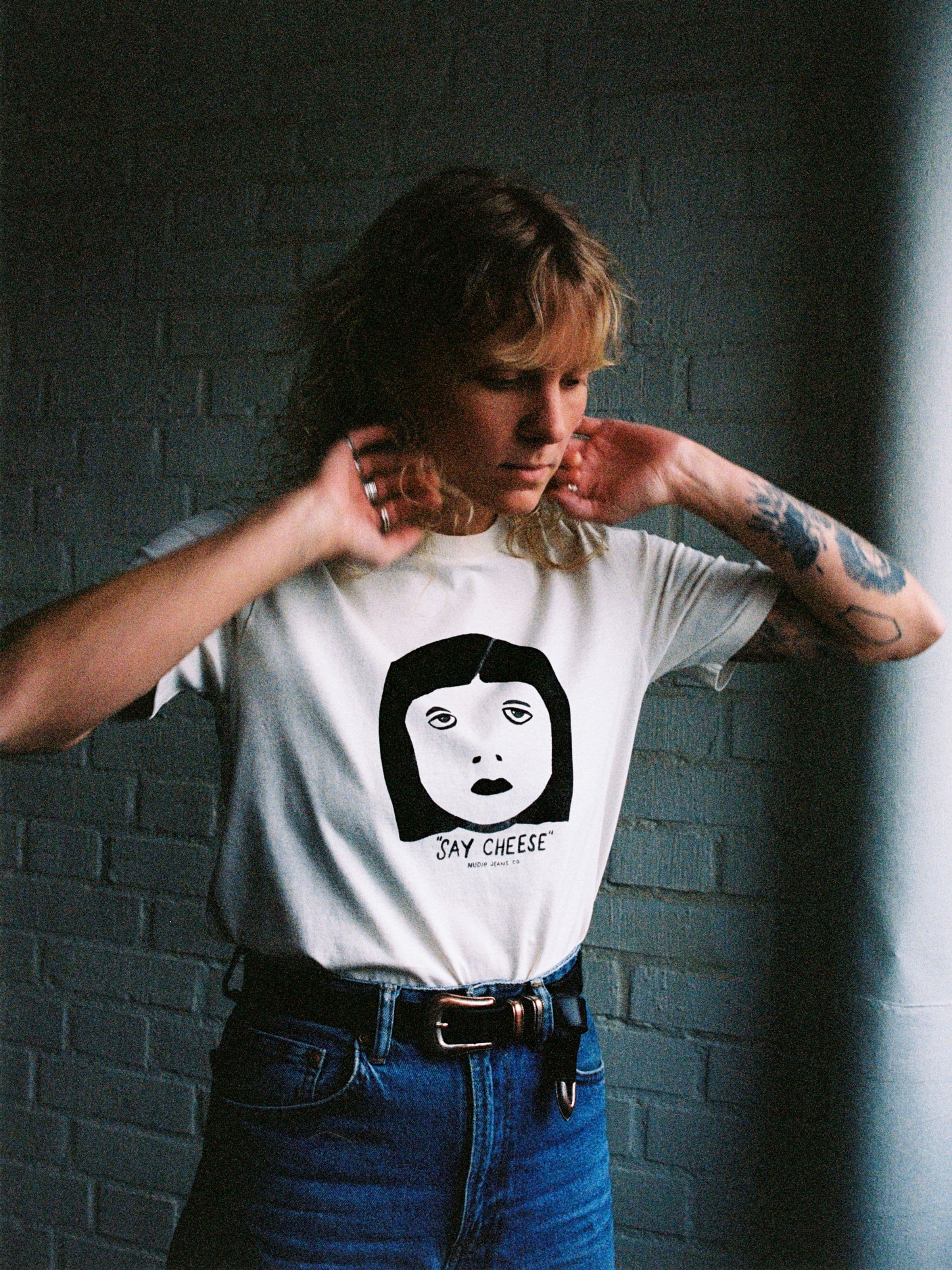 Joni Say Cheese T-Shirt - Ecru