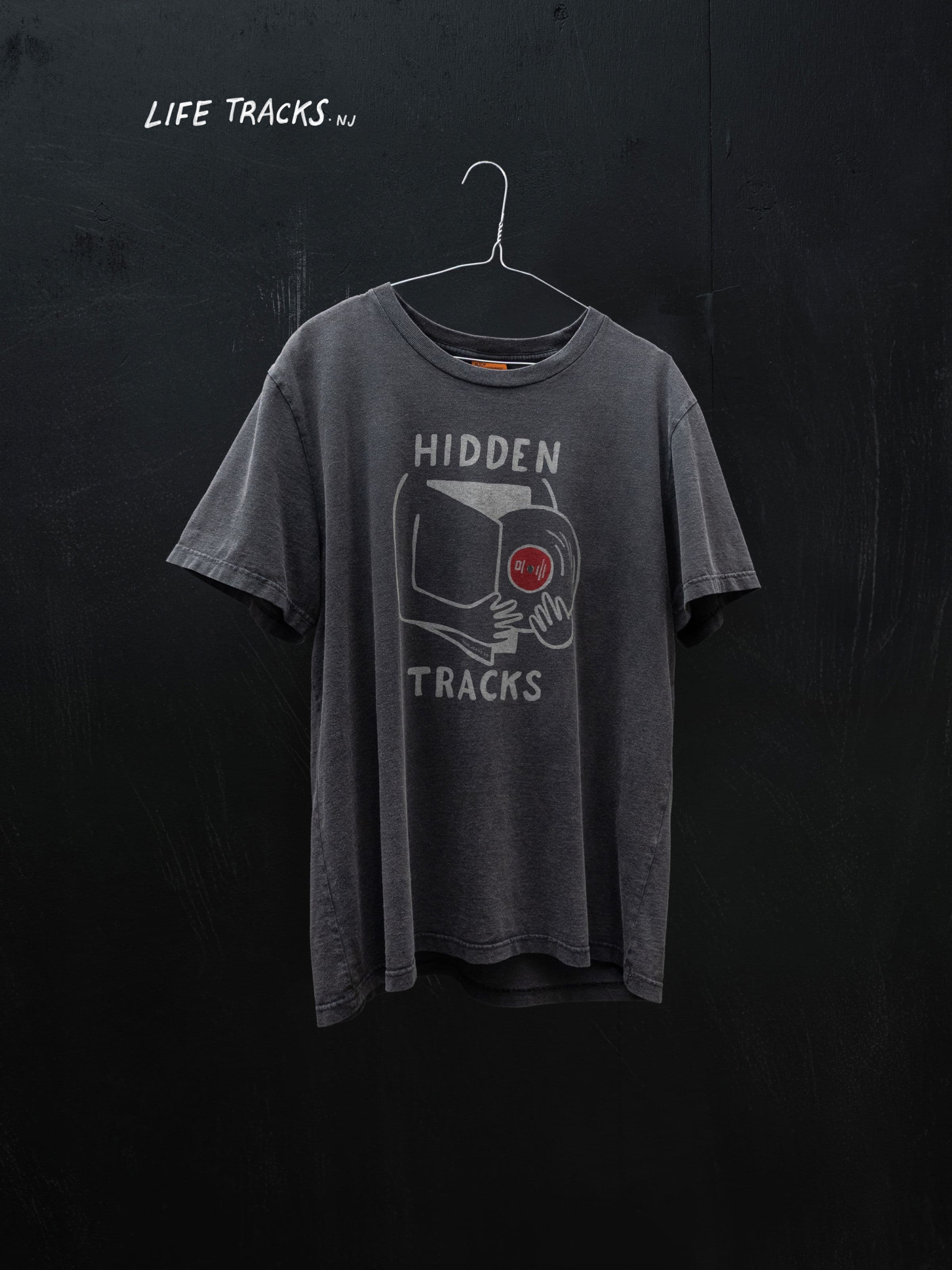 Roy Hidden Track T-Shirt - Antracite