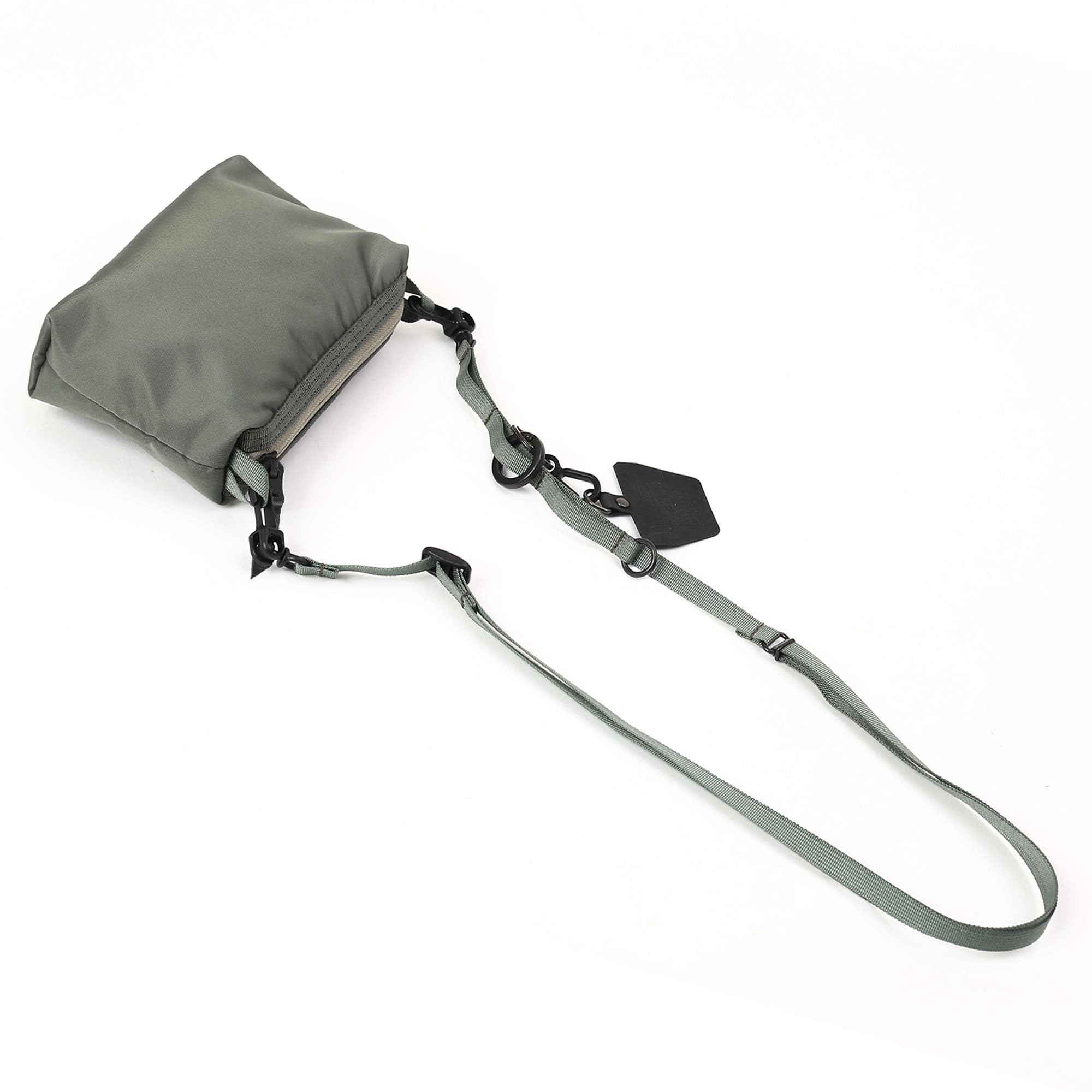HSP-0177 FLYER'S SUPPLY 2way shoulder pouch (L) - SAGE GREEN