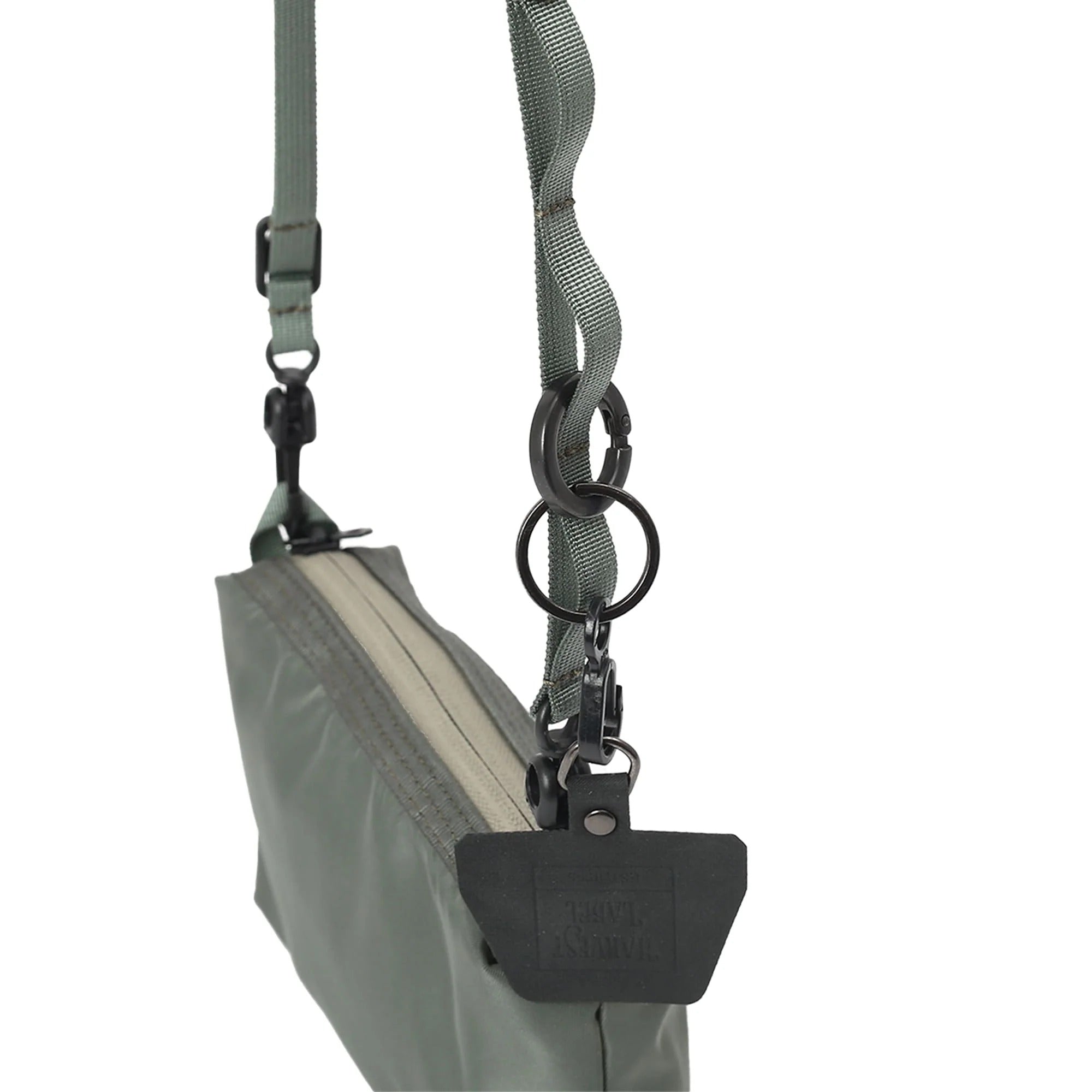 HSP-0177 FLYER'S SUPPLY 2way shoulder pouch (L) - SAGE GREEN