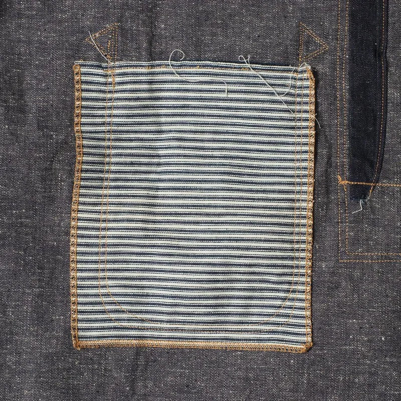 2213 1880 HEAVY LEATHER BOUND JUMPER - INDIGO